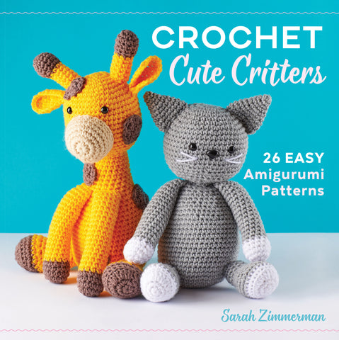 Book Review, Crochet Cute Critters – Felted Button