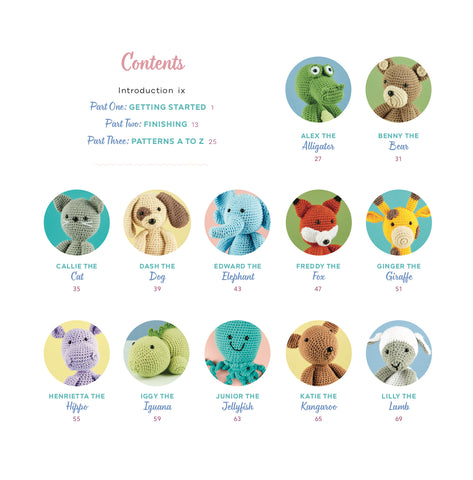 Book Review by Susan Carlson of Felted Button | Colorful Crochet Patterns: Cute Crochet Critters by Sarah Zimmerman