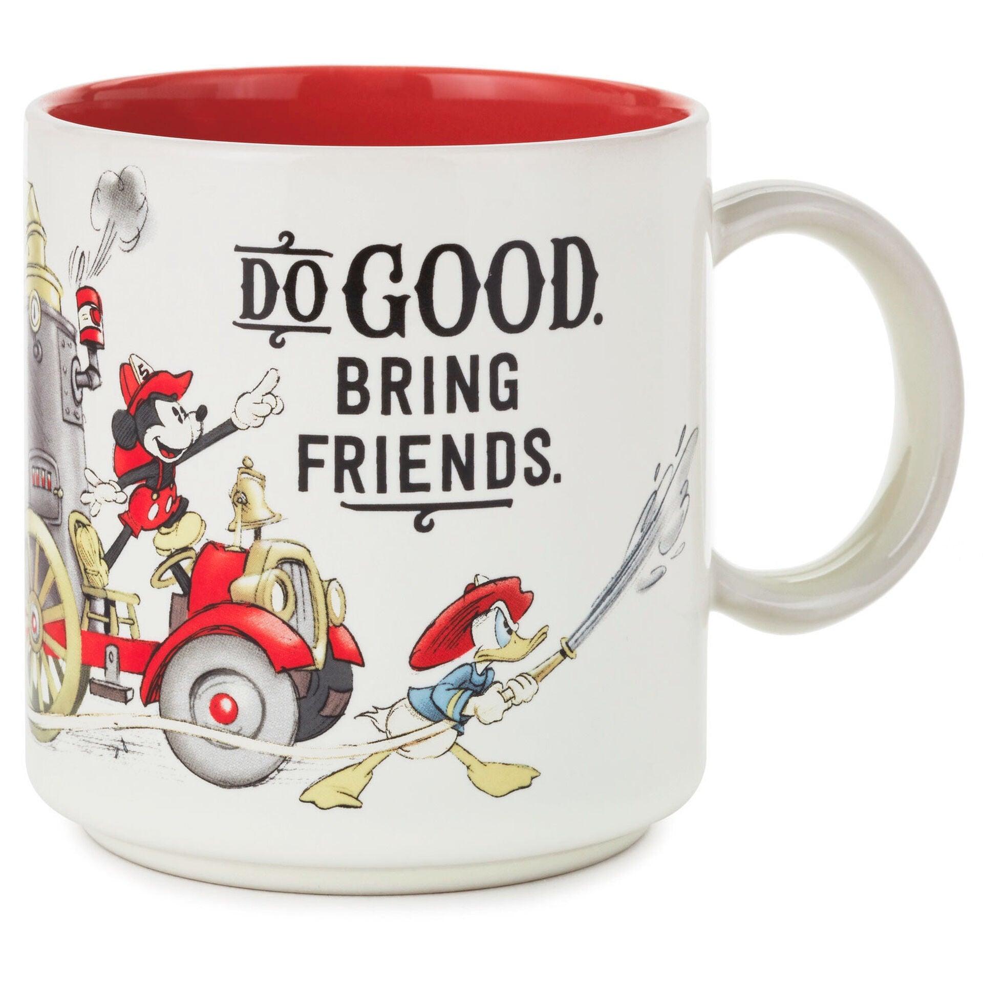 Theme Parks Walt Disney World 50th Anniversary Mickey Mouse  and Friends Ceramic Mug, 15 ounces: Coffee Cups & Mugs