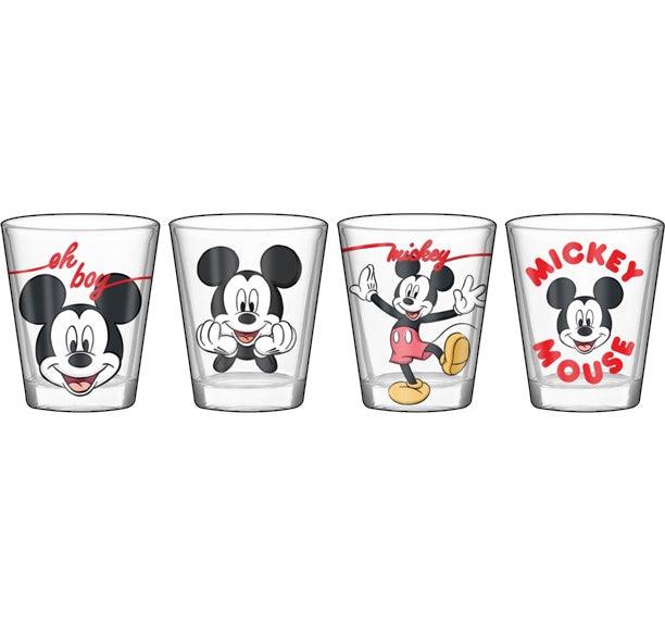 Walt Disney World 50th Anniversary Park Attractions Glasses, Set of 4