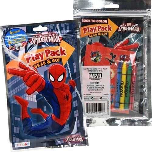 Ultimate Spider-Man Grab n Go Play Pack (24) – Sakura Toyland Wholesale