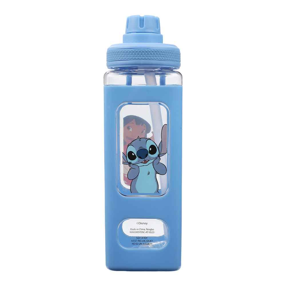 Lilo & Stitch 838122 25 oz Disney Hula Water Bottle with Silicone Handle