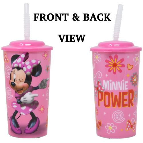 3-Pack] Disney Mickey Mouse 15oz Buddy Sip Tumbler Cup with Lid & Str