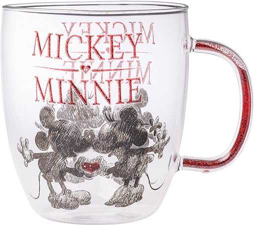 Disney - Mickey & Minnie - Stackable Red Mug 'Always Kiss Me