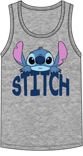 Soft Lilo and Stitch Faces Grey Pajama Shorts for Women