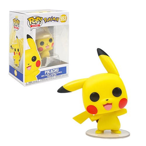 Funko POP Pop! Games: Pokemon - Pikachu (Attack Stance) Collectible Vinyl  Figure, Multicolor, One Size