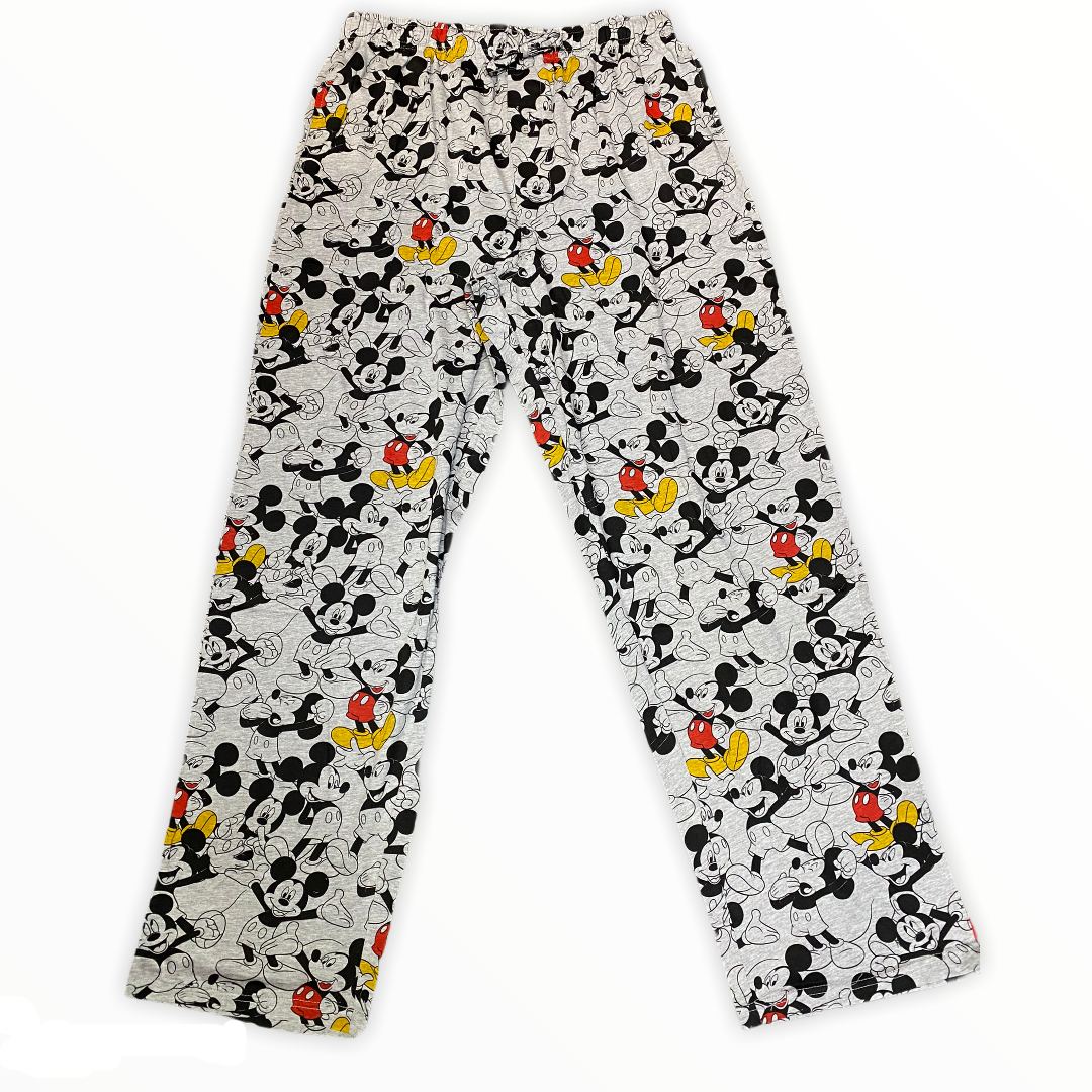 Disney Mickey Mouse Womens Pajama Pants, Sleepwear Bottoms, Classic Mickey,  Size: XL 