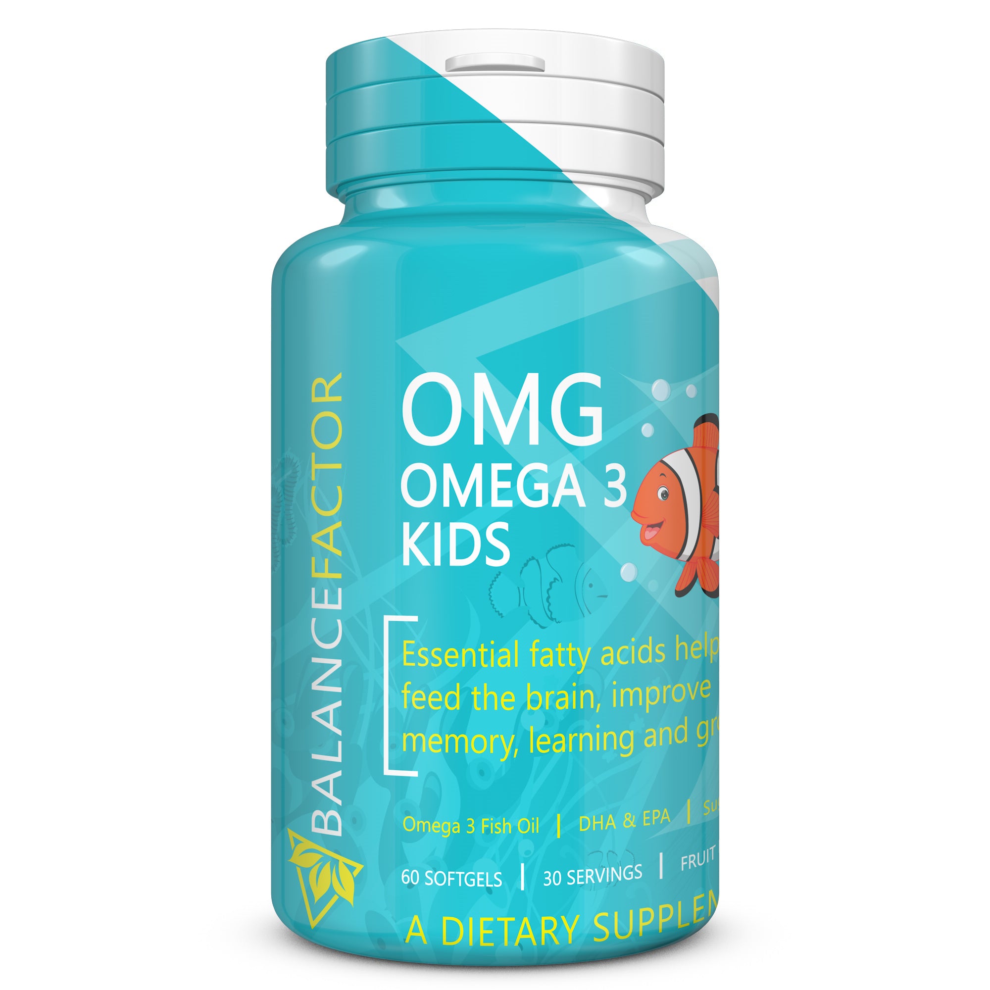 Balance Factor Omg Omega 3 Kids Kids Omega 3 Epa Dha Fish Oil Chewables