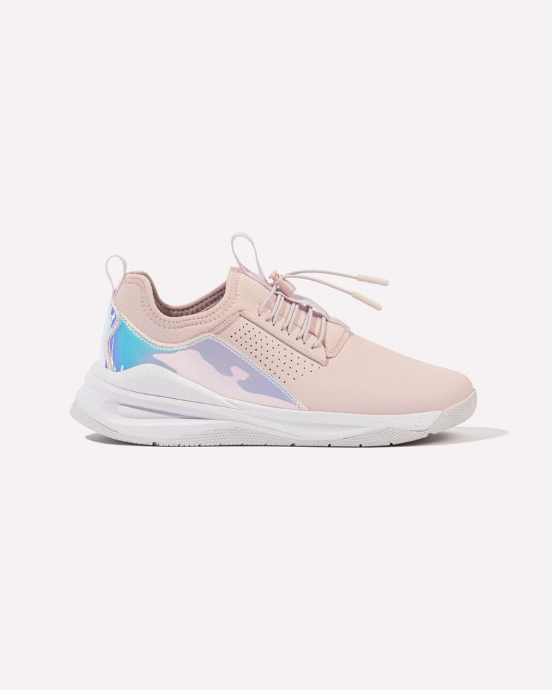 nike pink holographic shoes