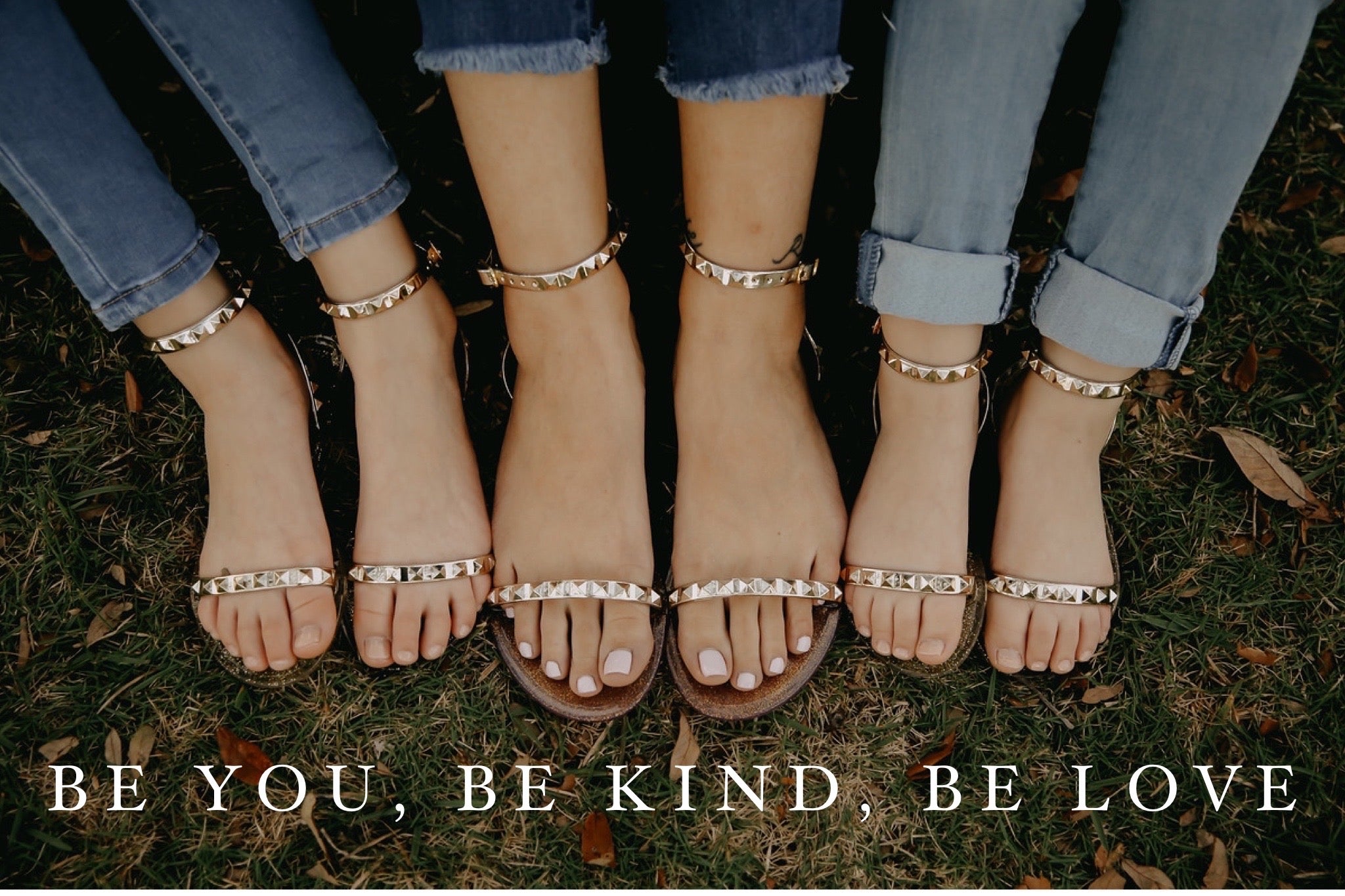 Aria Kids Campaign Shoot. MOMMY AND HER DAUGHTERS WEARING OUR MATCHING ARIA COLLECTION SANDALS ON THEIR FEET