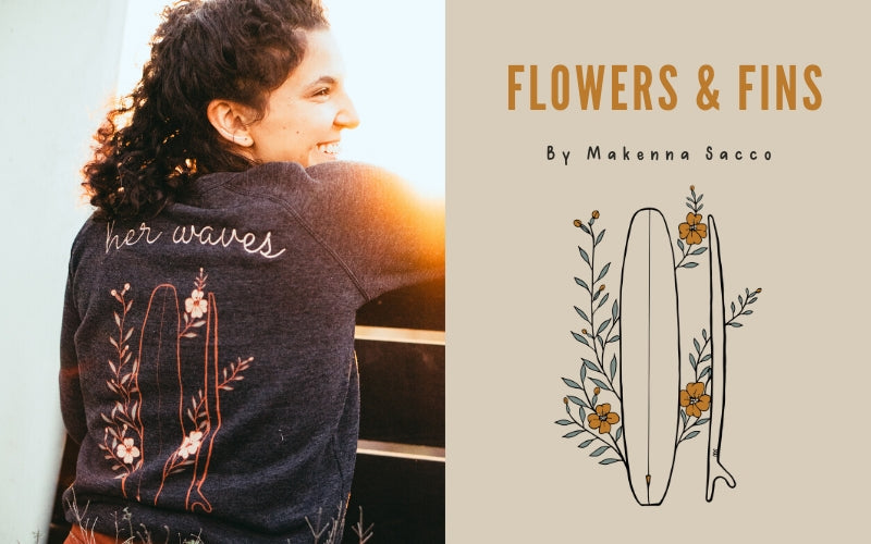 Her Waves Flowers & Fins spring collection