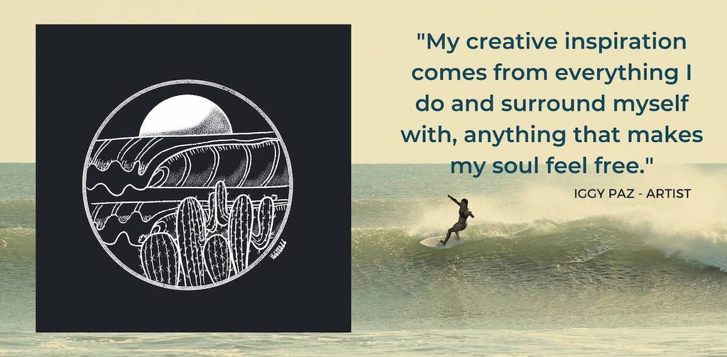 Meet artist Iggy Paz from Chile. Her Waves, Her Stories Feature