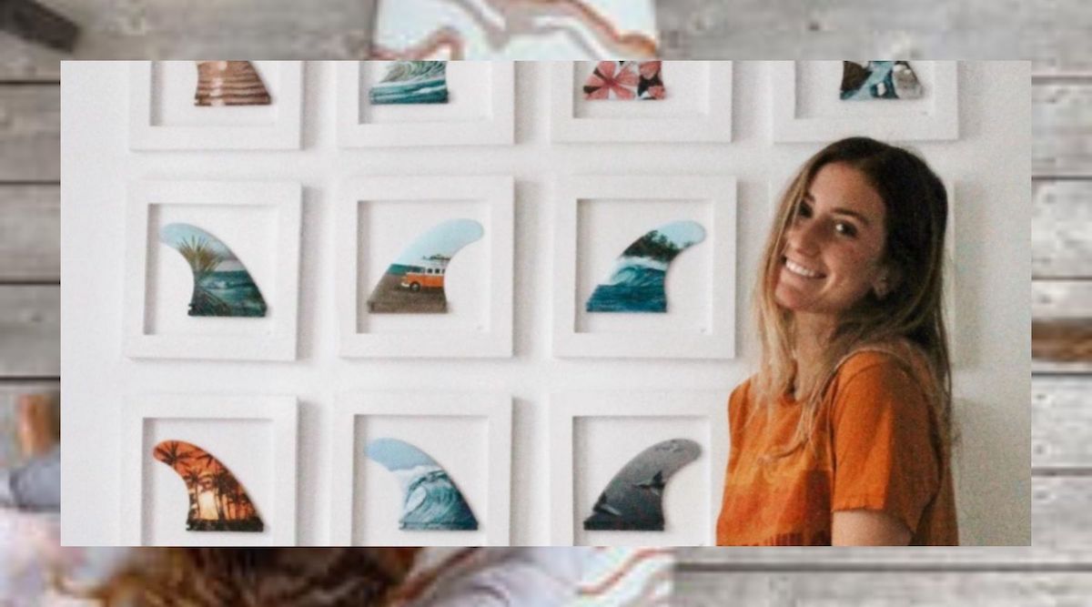 Surf artist Julia Messinger