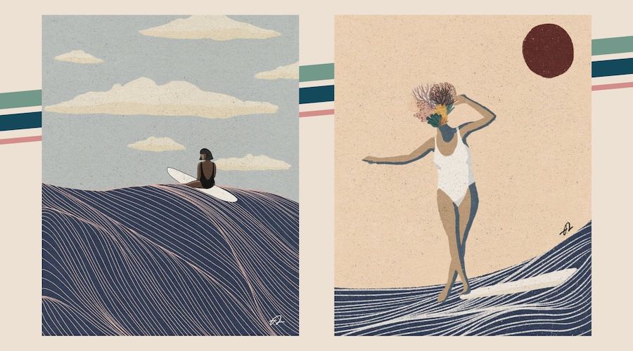 artist interview with surf inspired artist Fabian Lavater