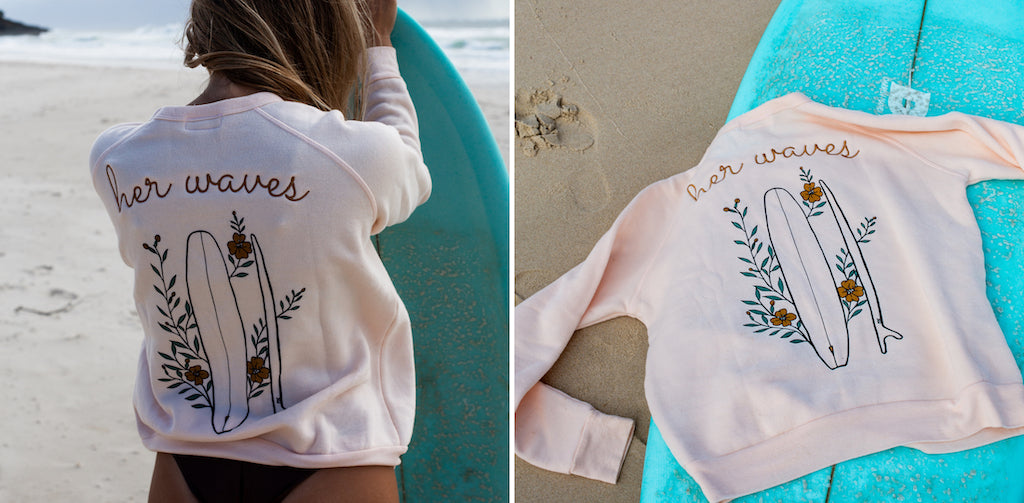 surf fashion pullover sweater