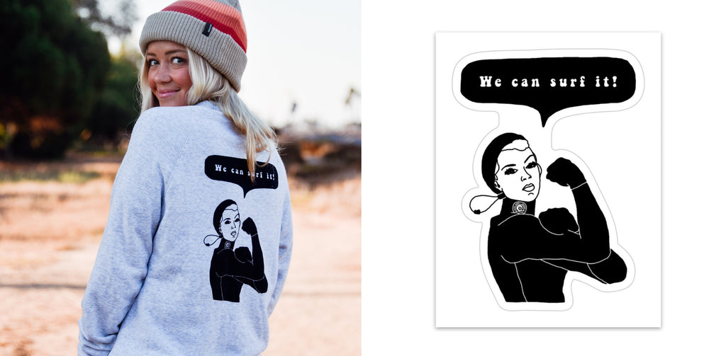 we can surf it sweatshirt