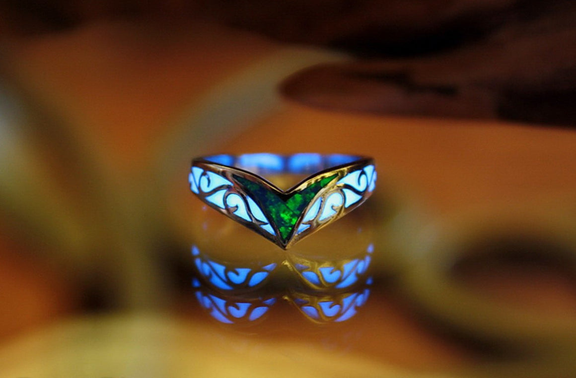 Glow Rings, Nenya Ring, LOTR, Luminous Rings, Mermaid, Celtic, ONE Ring ...