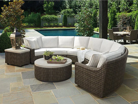 Tommy Bahama Outdoor Cypress Point Ocean Terrace Curved Sectional