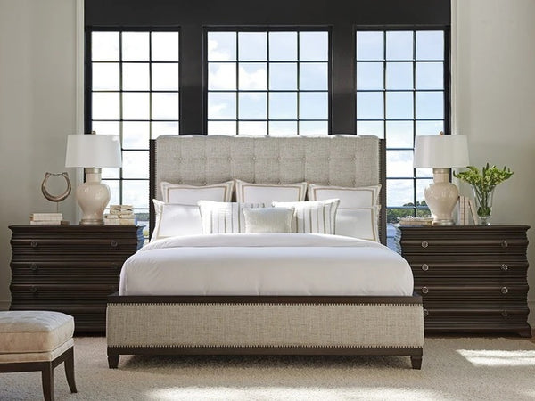 Barclay Butera Brentwood Bristol Tufted Upholstered Bed