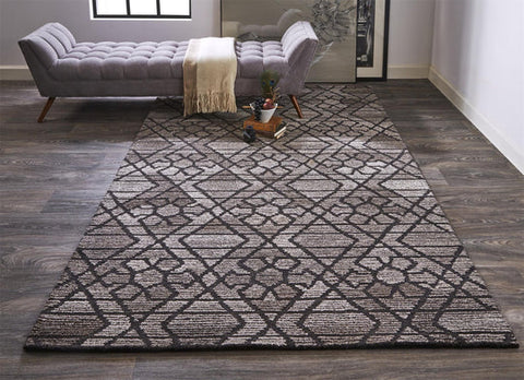 Feizy Asher 8766F In Gray/Charcoal 2'x3'