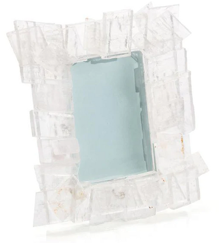 John Richard Windowpane Selenite Photo Frame