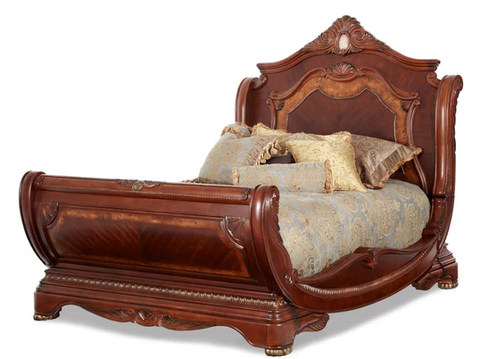 Michael Amini Cortina Sleigh Bed Queen