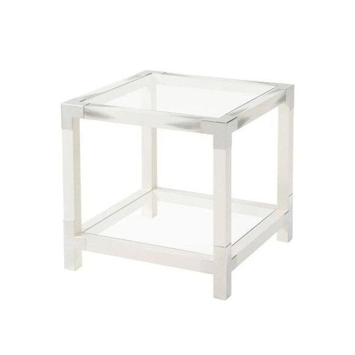 Theodore Alexander Cutting Edge Accent (Longhorn White) Table