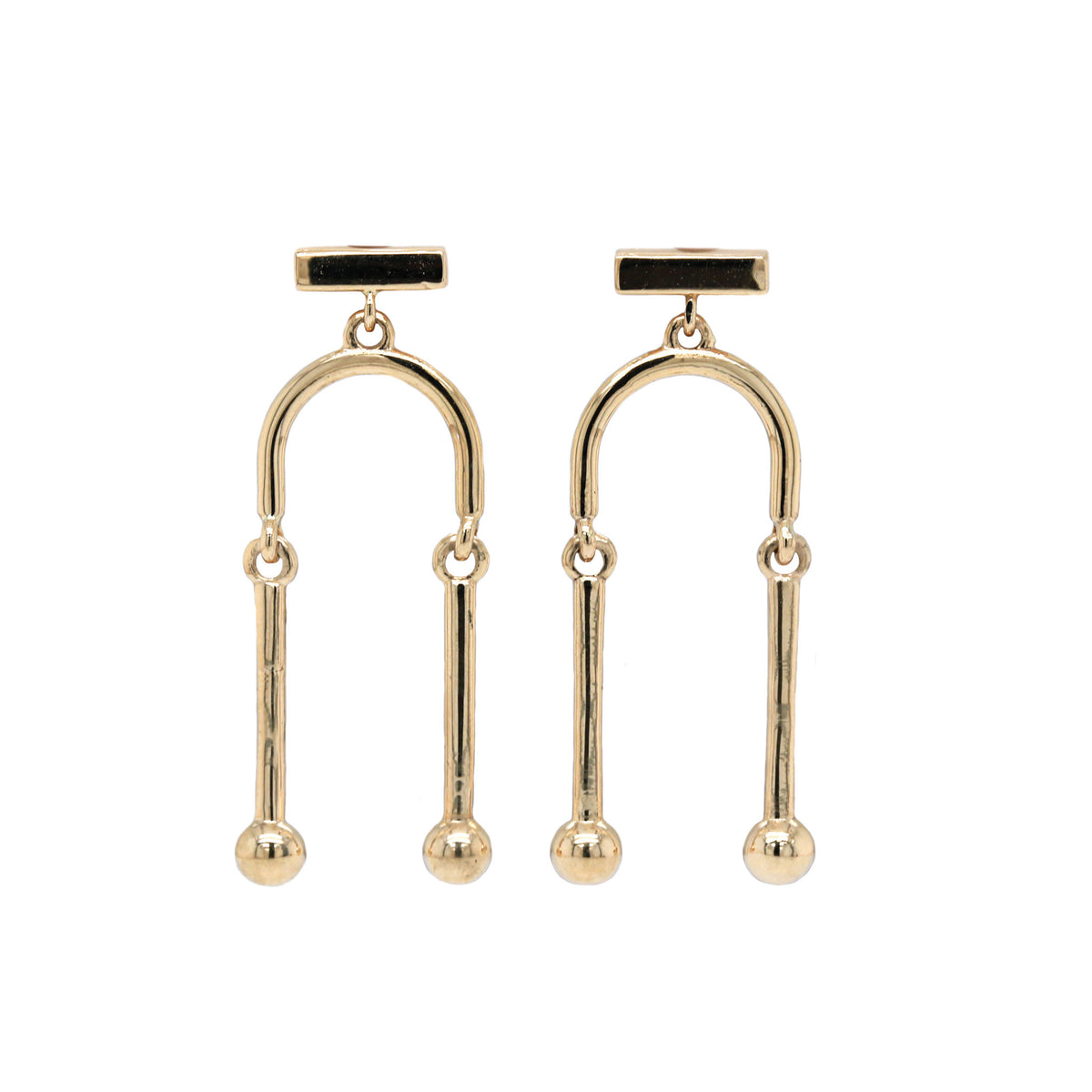 12mm Gold post earring blanks drop earring, stud earring jewelry dangl –  Swoon & Shimmer