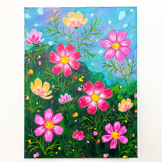 No Place Like Home Floral Original Painting on 8x8 inch Canvas – Bethany  Joy Art