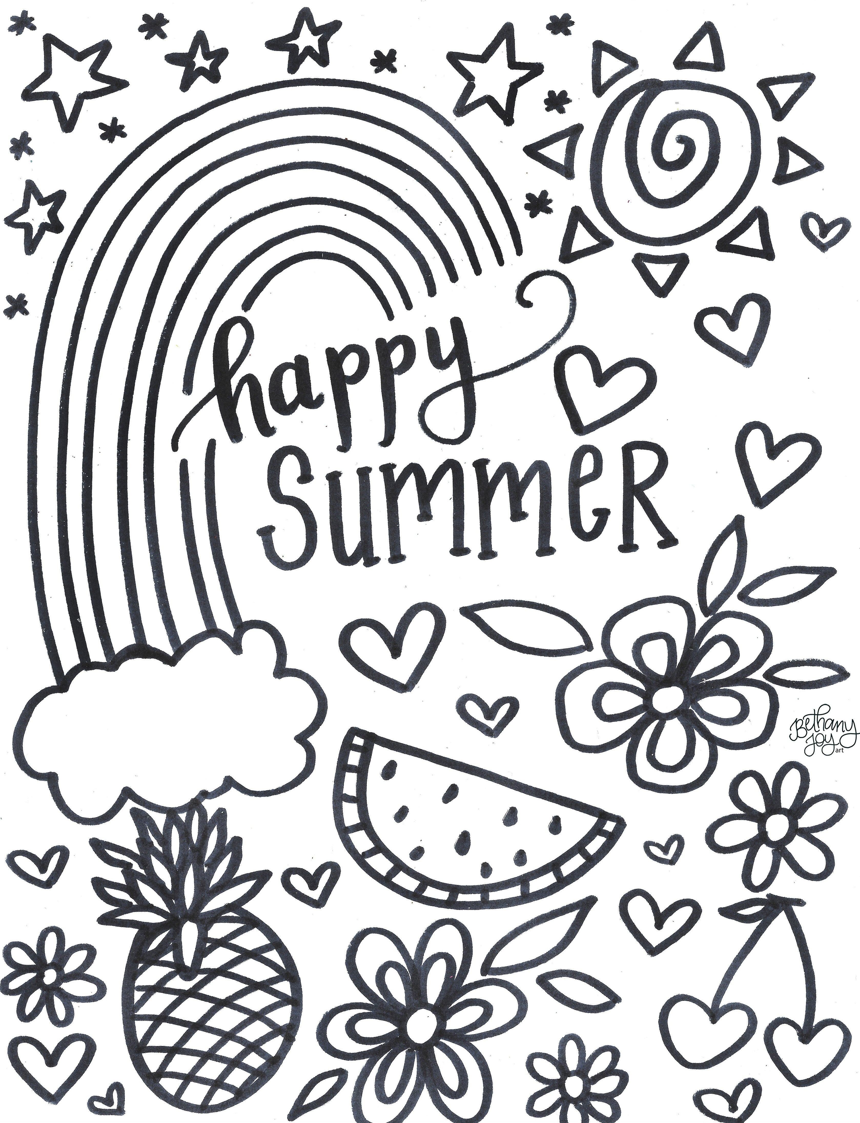 printable-coloring-sheets-for-summer