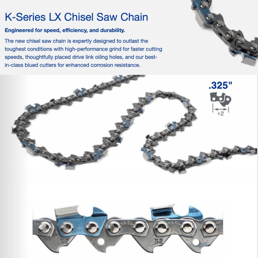 Chainsaw Chain NEW CARLTON® K2LX .325