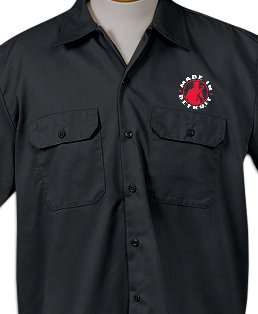 MID - 5.25 oz Dickies - Black Workshirt - COLOR – Made In Detroit