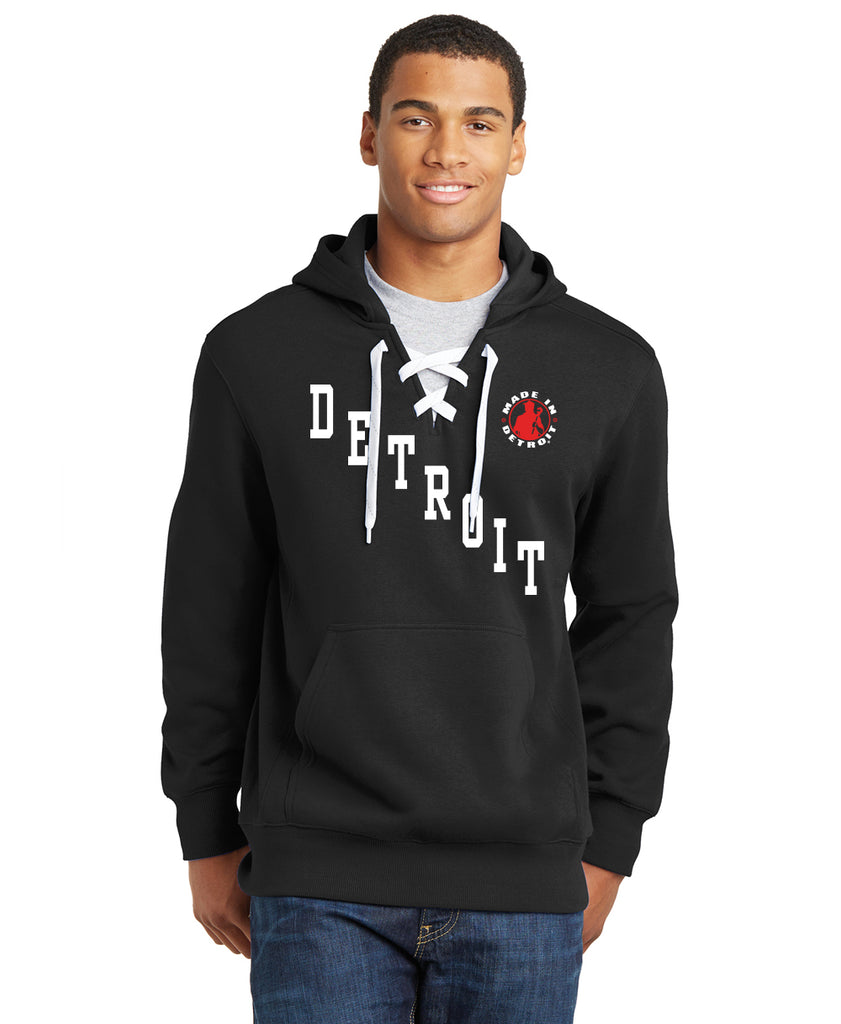 Detroit Diag Sport Lace Hoodie – Made In Detroit