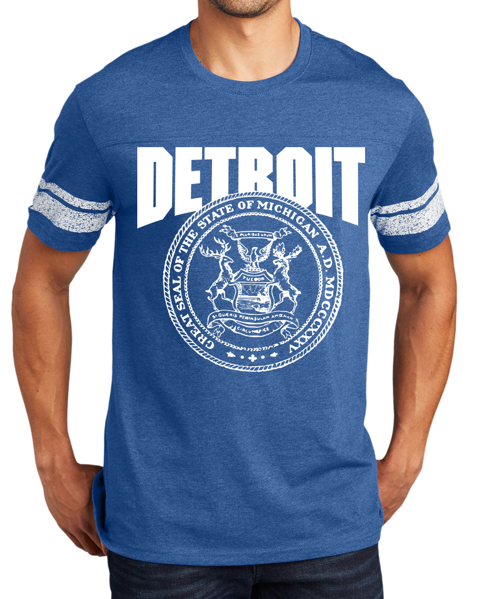 Detroit Tigers Navy Dog T-Shirt Tee - Large