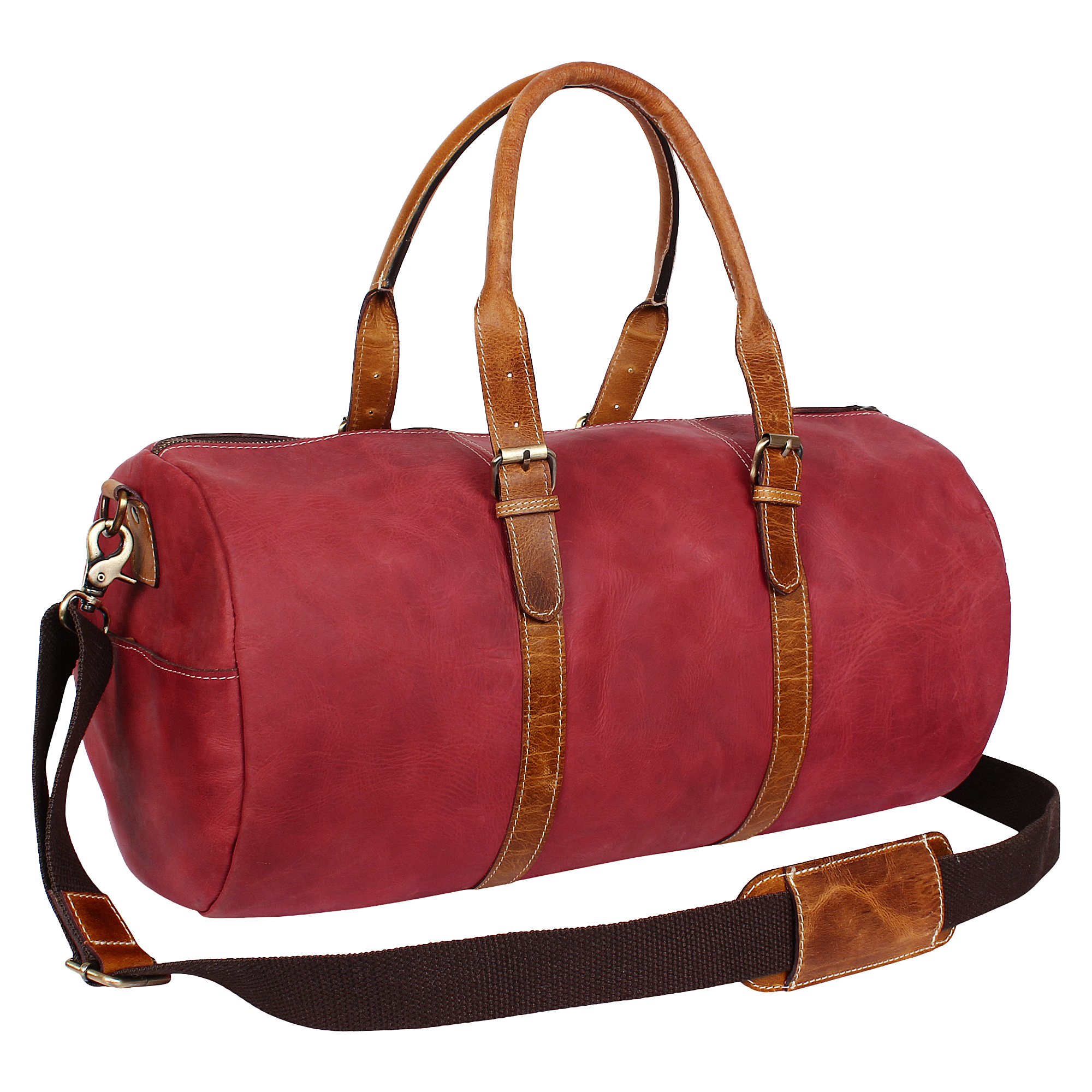 genuine leather duffel bags