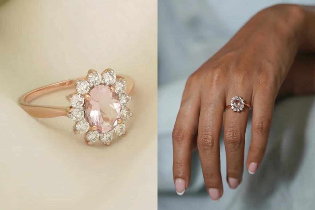 morganite engagement ring