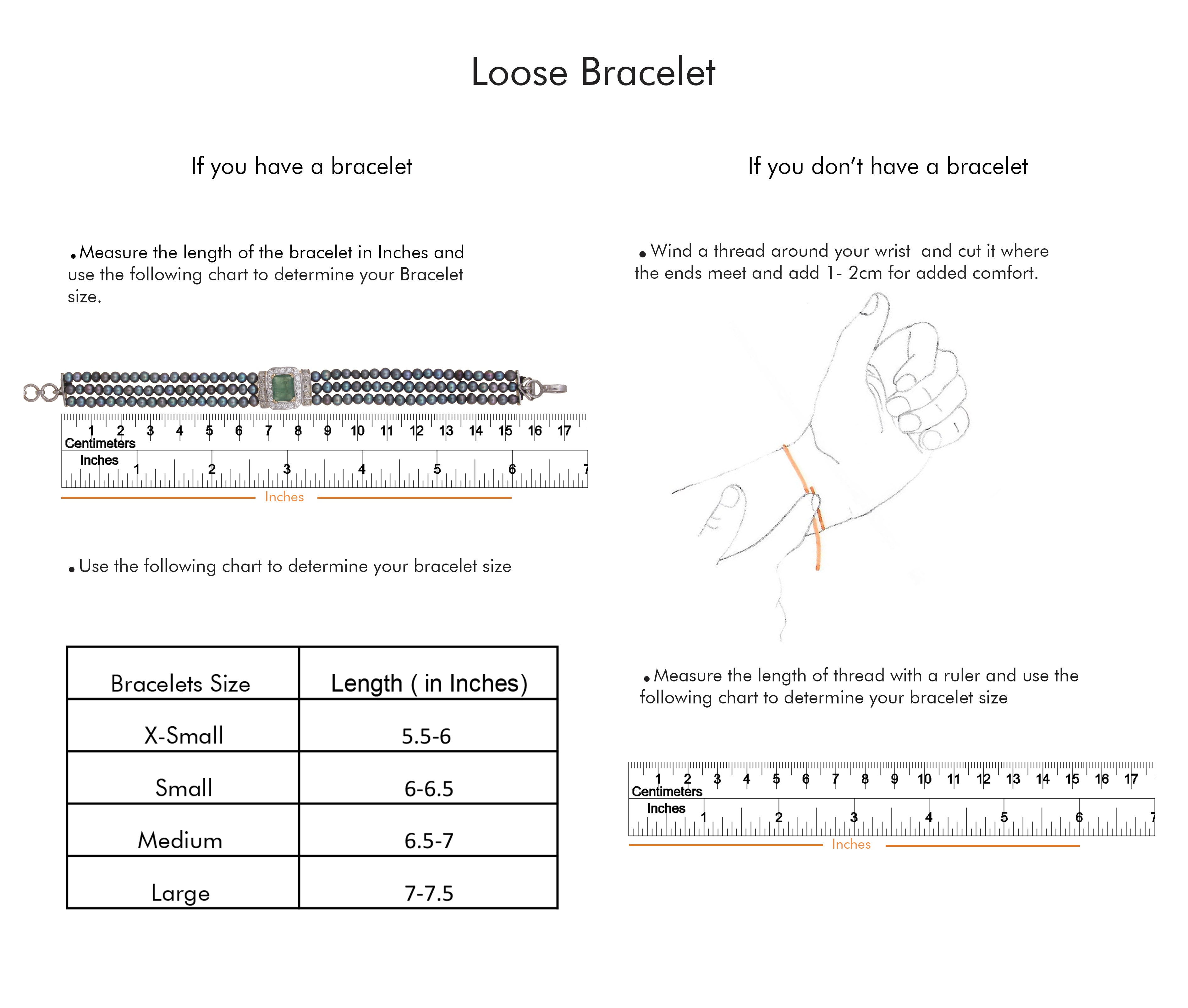 bracelet sizing