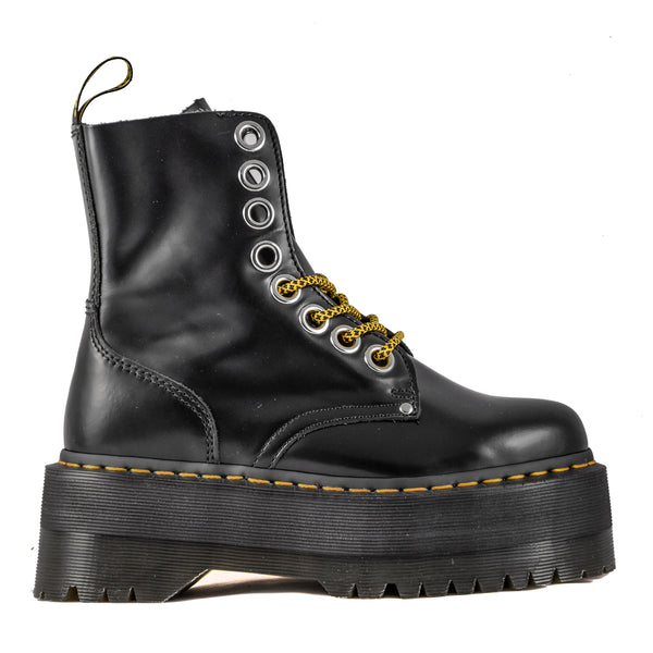 dr martens alte nere suola alta