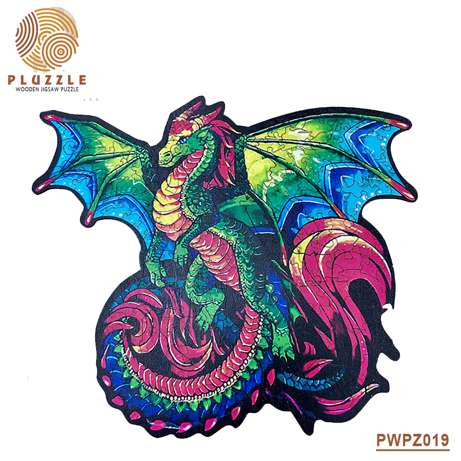 Rainbow Dragon - Hình con Rồng - PLUZZLE.VN
