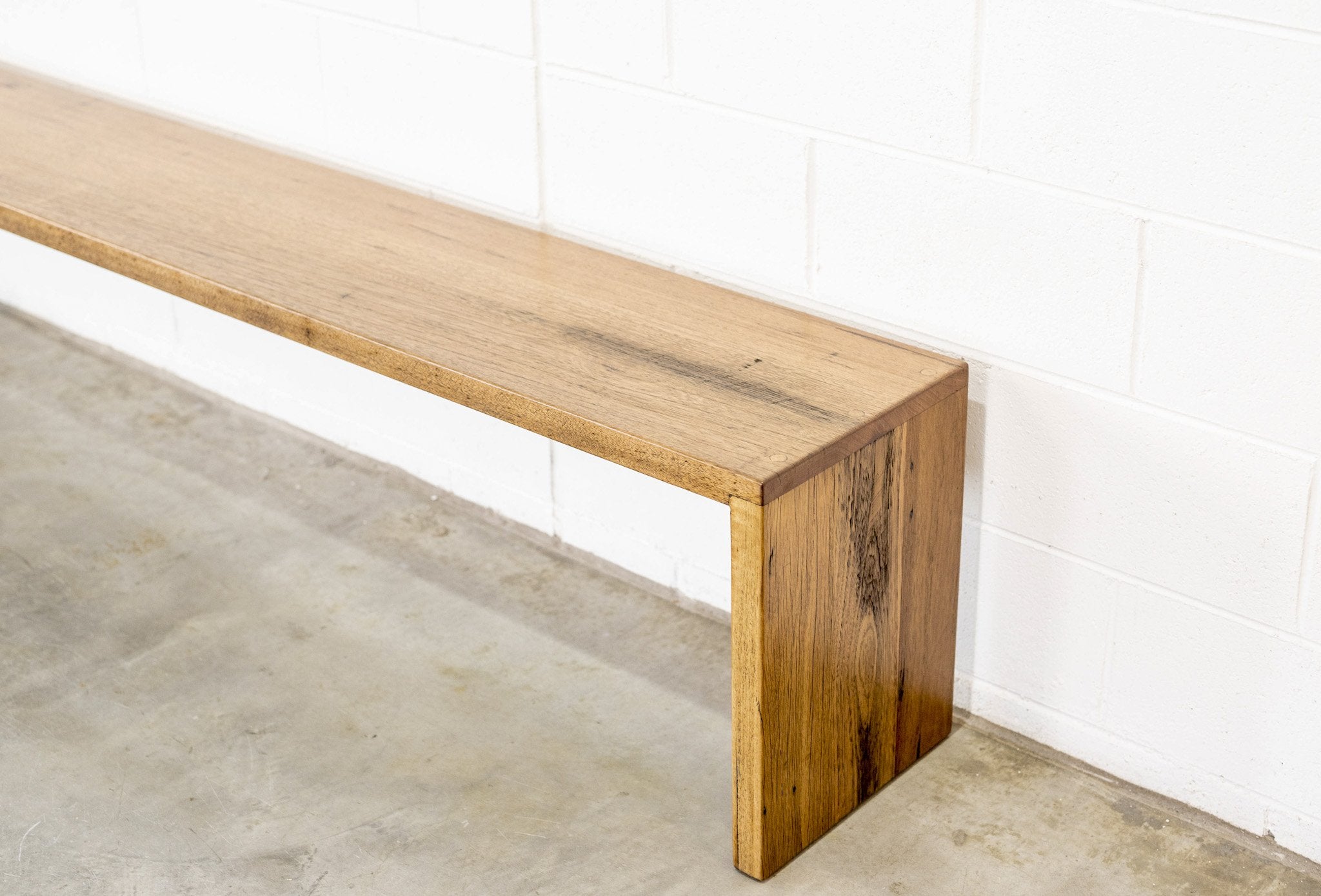 Nd Recycled Timber Furniture Waterfall Bench Seat Nd Furniture