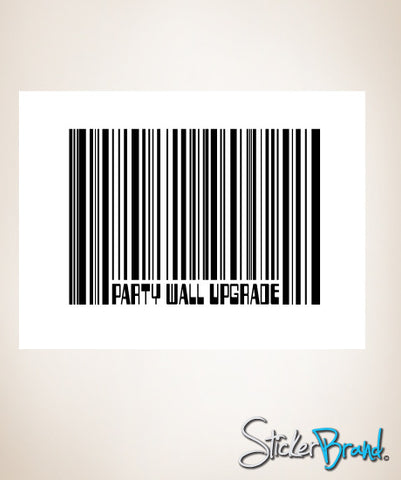 Graphic Wall Decal Sticker Party Wall Barcode #GWray104 | Stickerbrand ...