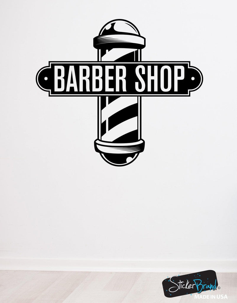 Barbershop Sign Vinyl Wall Decal Sticker #6065