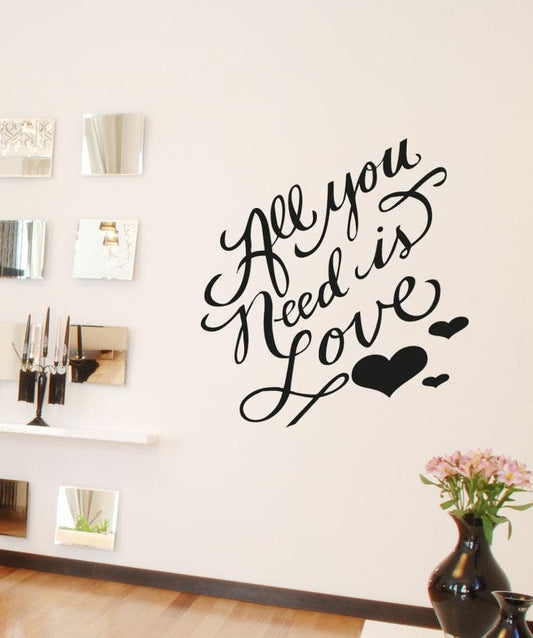 All You Need Is Love Wall Quotes™ Decal