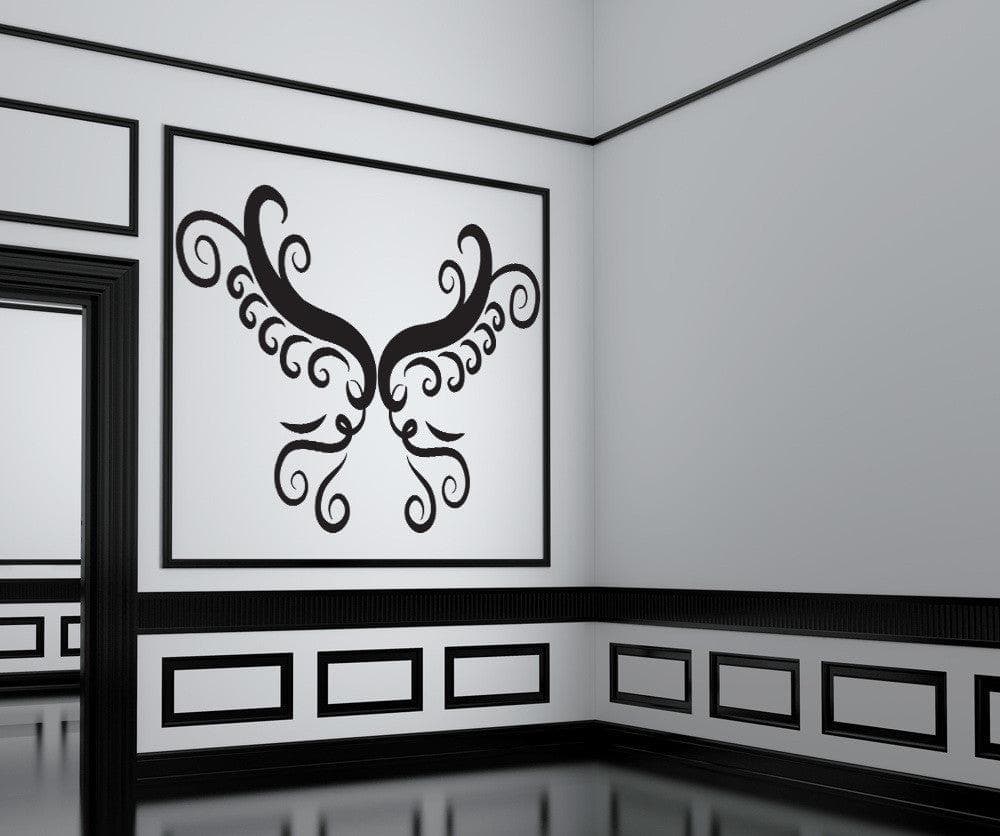 Download Vinyl Wall Decal Sticker Vector Butterfly Wings #OS_DC229