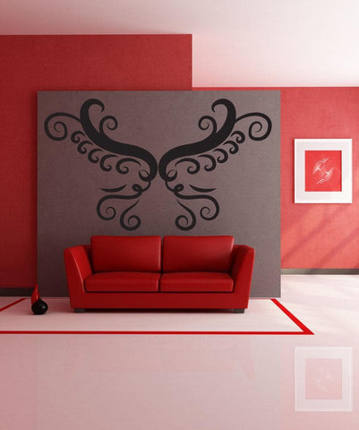 Download Vinyl Wall Decal Sticker Vector Butterfly Wings #OS_DC229 ...