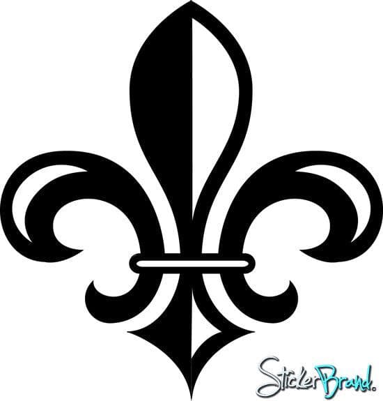 Vinyl Wall Decal Sticker French Fleur De Lys #KTudor106