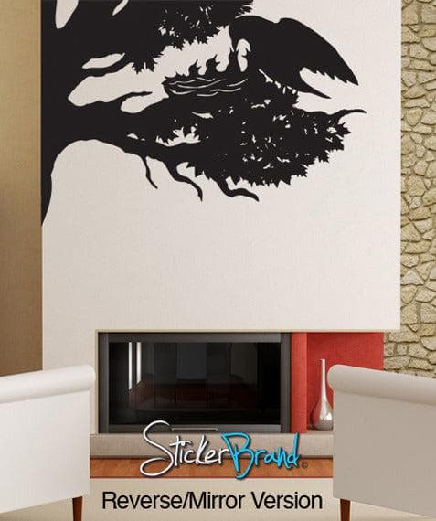 Vinyl Wall Decal Sticker Tall Asian Bonsai Tree #GFoster152