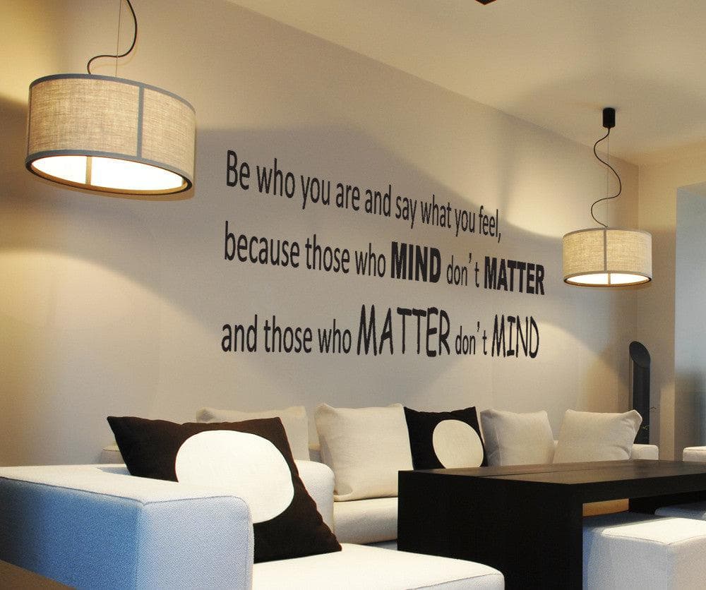 Vinyl Wall Decal Sticker Mind and Matter Quote #GFoster182 – StickerBrand