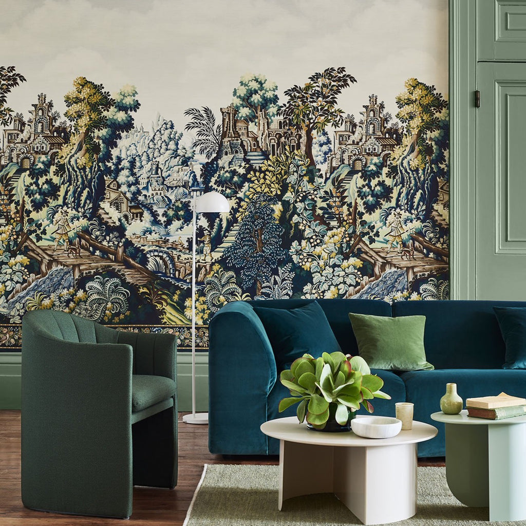 Forest Wallpaper  Forest Greens  By Cole and Son  1159028  Eetkamer