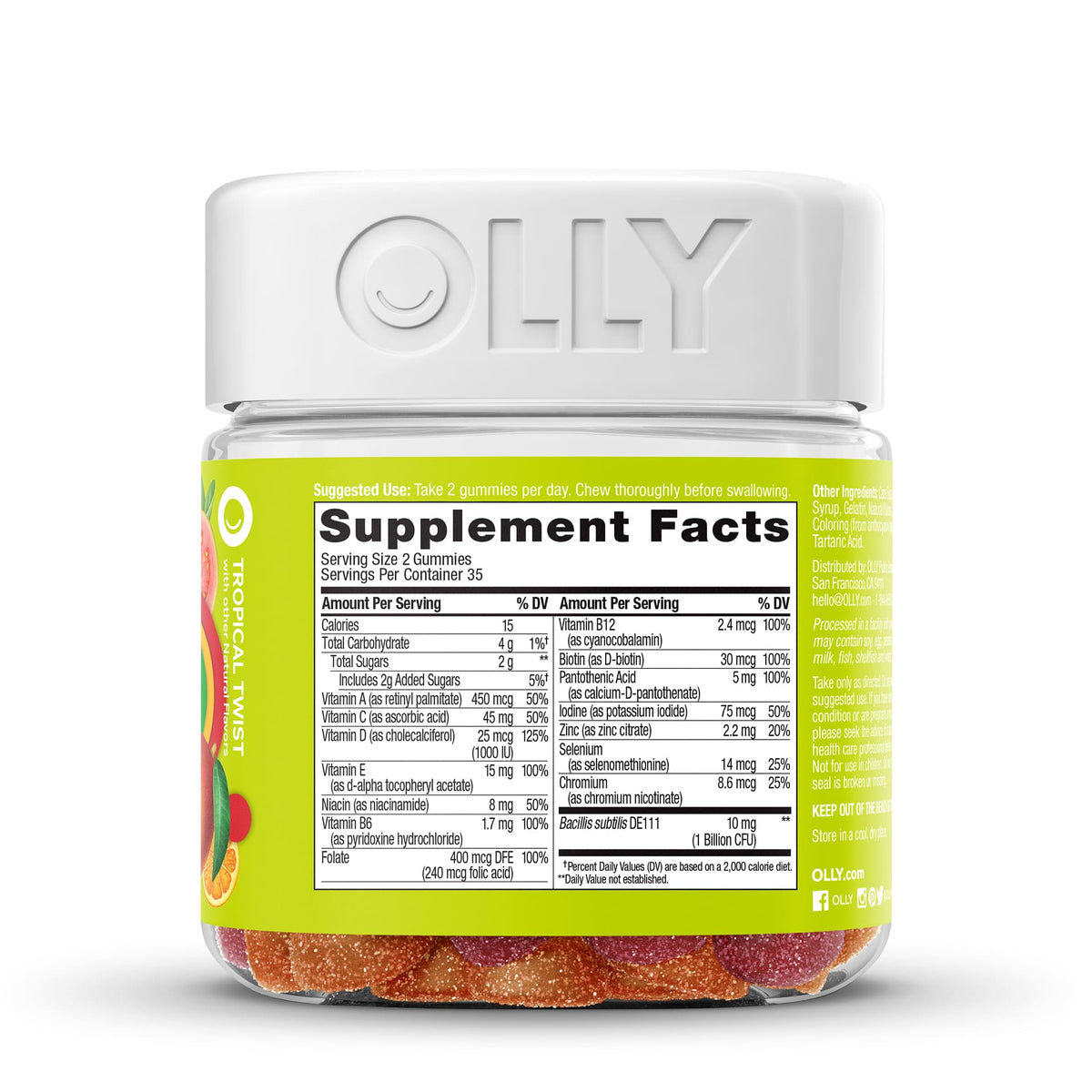 olly vitamins probiotics